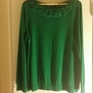 Talbots Green Sweater